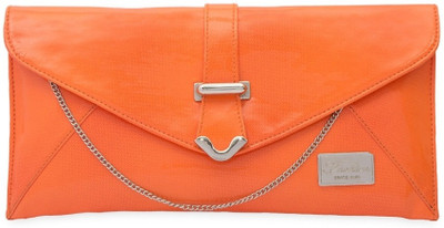 

Skyways Women Evening/Party Orange PU Sling Bag