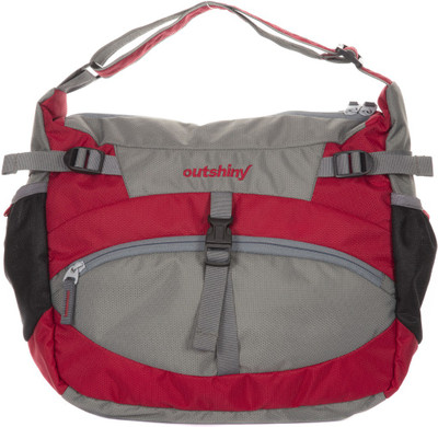 

Outshiny Men & Women Casual Red, Grey Polyester Messenger Bag, Grey;red