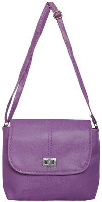 

MOOI-ZAK Women Casual Purple PU Sling Bag
