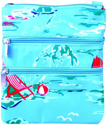 

All For Colors Women Casual Blue Polyester Sling Bag