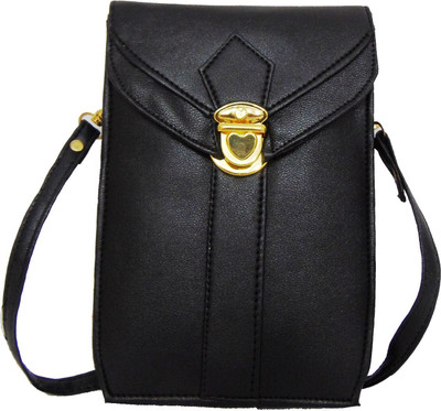 

Estoss Women Black PU Sling Bag