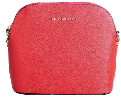 

Lino Perros Women Casual Red Leatherette Sling Bag