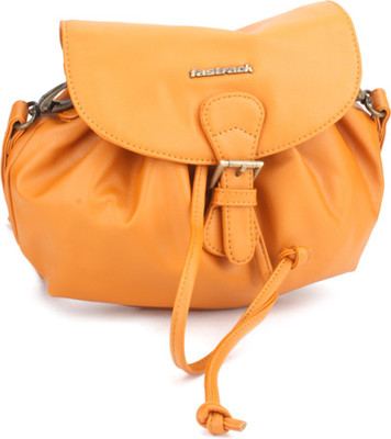 

Fastrack Women Casual Brown PU Sling Bag