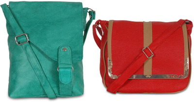 

Oddish Women Casual Multicolor Leatherette Shoulder Bag
