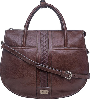 

Hidesign Women Formal Brown Genuine Leather Sling Bag