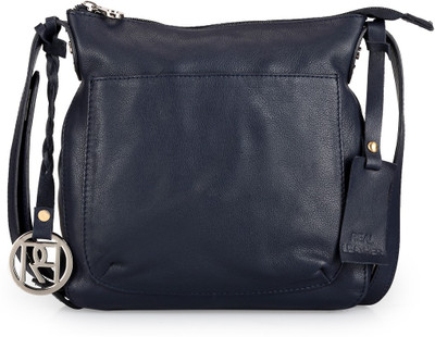 

Phive Rivers Women Casual Blue Genuine Leather Sling Bag