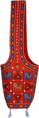 

Rajrang Women Casual Red, Yellow, Blue Cotton Sling Bag, Blue;red;yellow