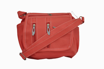 Solly Women Casual Red PU Sling Bag