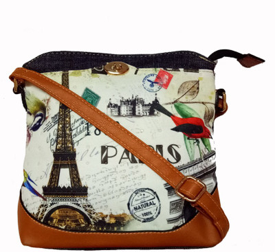 

La Fleur Girls Casual Multicolor PU Sling Bag
