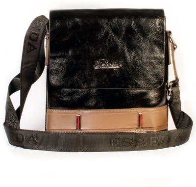 

Esbeda Men Formal Black PU Sling Bag
