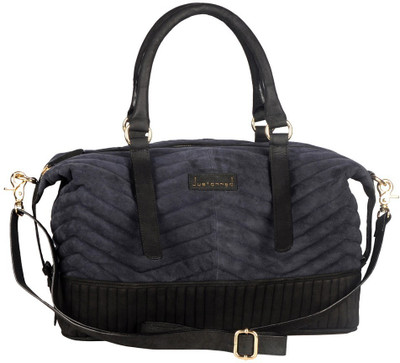 

Justanned Women Casual Black Genuine Leather Satchel