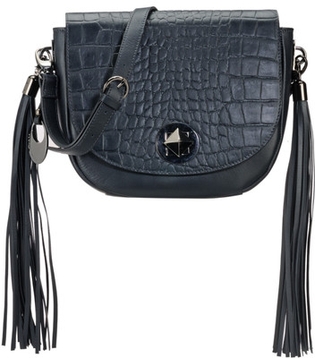 

Phive Rivers Women Casual Blue Genuine Leather Sling Bag