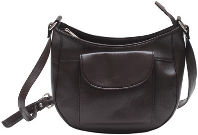 

The Parallels Girls Formal Brown PU Sling Bag