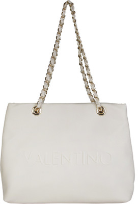 

MARIO VALENTINO Women Casual White Genuine Leather Sling Bag