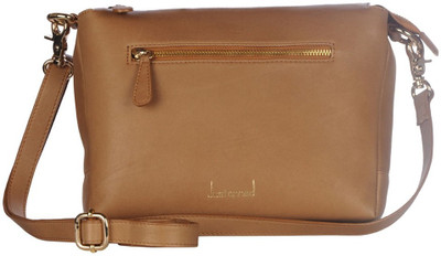

Justanned Women Formal Tan Genuine Leather Sling Bag