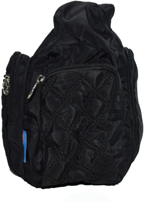 

Cropp Women Casual Black Nylon Sling Bag