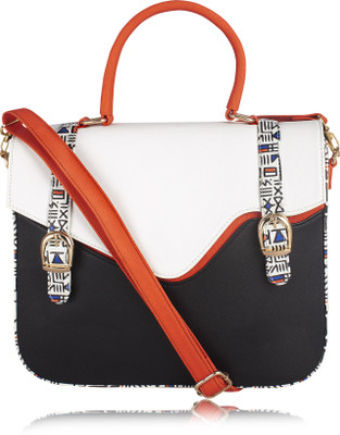 

Zaera Women Casual White PU Sling Bag