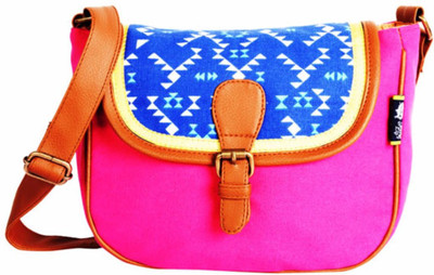 

Kanvas Katha Women Casual Multicolor Canvas Sling Bag