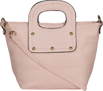 

Bagkok Women Casual Pink PU Sling Bag