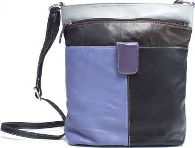 

Tee Ess Women Evening/Party Multicolor Genuine Leather Sling Bag