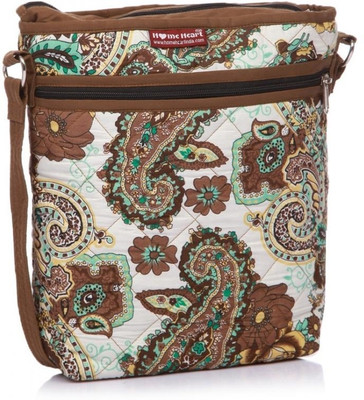 

Home Heart Women Casual Multicolor Cotton Sling Bag