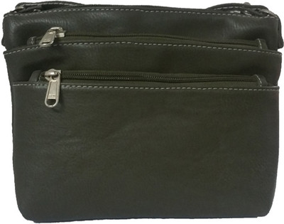 

Berries Women Casual Green PU Sling Bag