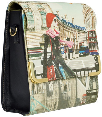 

Hawai Women Casual Multicolor PU Sling Bag