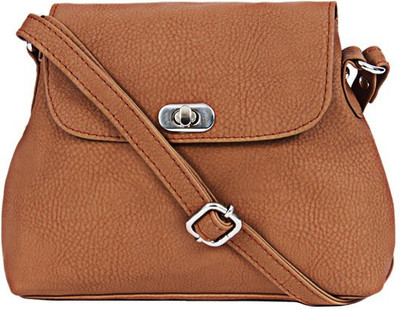 

Bagsy Malone Women Casual Brown PU Sling Bag