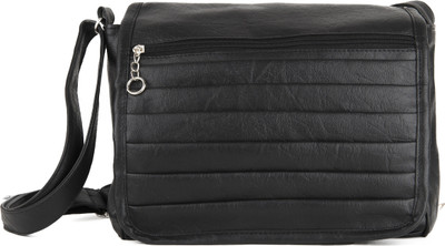 

Igypsy Women Formal Black Leatherette Sling Bag