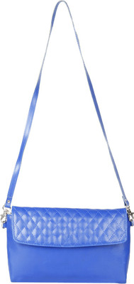 

Anekaant Women Casual Blue PU Sling Bag