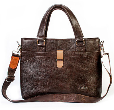 

Esbeda Men Formal Brown PU Sling Bag