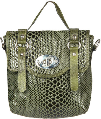 

Chanter Women Casual Green Genuine Leather Sling Bag