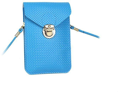 

Shrih Women Casual Blue PU Sling Bag