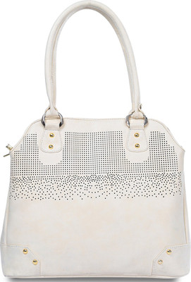 

Crawler Girls Casual White Leatherette Shoulder Bag