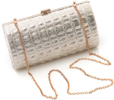

Foolzy Women White Leatherette Sling Bag