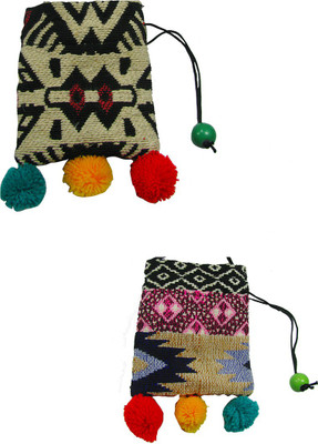 

Collana Girls Casual Multicolor Cotton Sling Bag