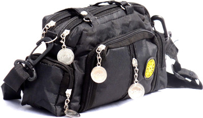 

Chaklu Paklu Girls Casual Black PU Sling Bag
