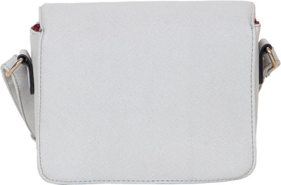

Willy Woo Girls Casual Grey Leatherette Sling Bag