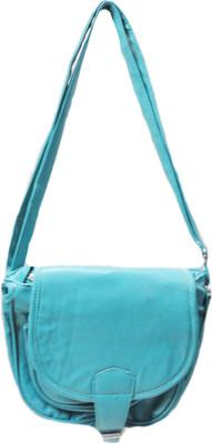 

Kreative Bags Women Casual Blue PU Sling Bag