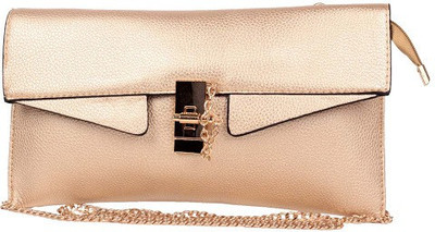 

Trendberry Women Gold PU Sling Bag