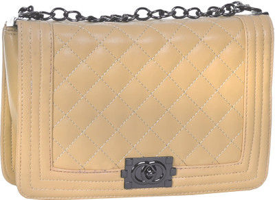 

Kalon Women Casual Beige PU Sling Bag