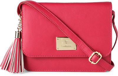 

Van Heusen Women Pink Genuine Leather Sling Bag