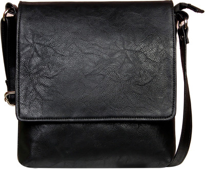 

Louise Belgium Women Casual Black Leatherette Sling Bag