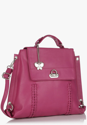 

Butterflies Women Casual Pink PU Sling Bag