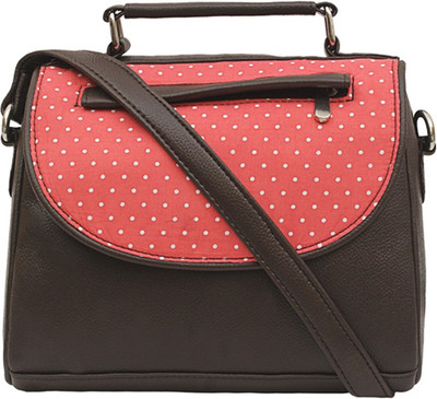 

Borsavela Women Casual Brown PU Sling Bag