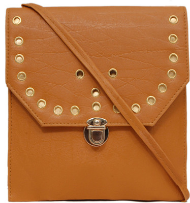 

Borse Women Casual Tan PU Sling Bag