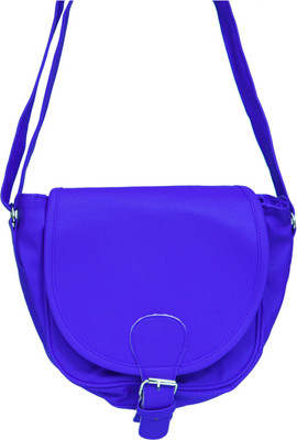 Zasmina Girls Casual Blue PU, Leatherette Sling Bag