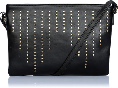 

Caprese Women Casual Black Leatherette Sling Bag
