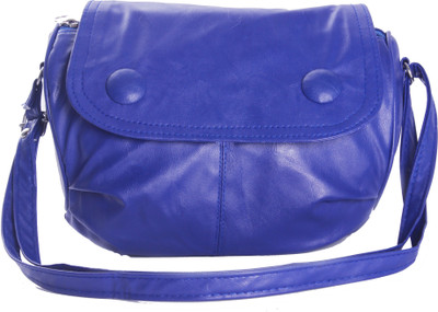 

Felicita Girls Casual Blue PU Sling Bag