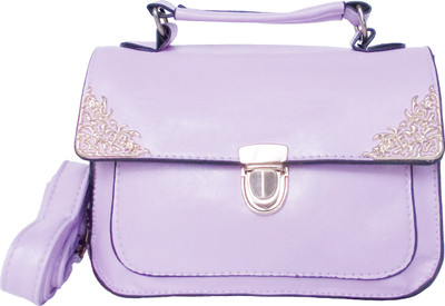 

Feliza Girls Casual Purple Leatherette Sling Bag